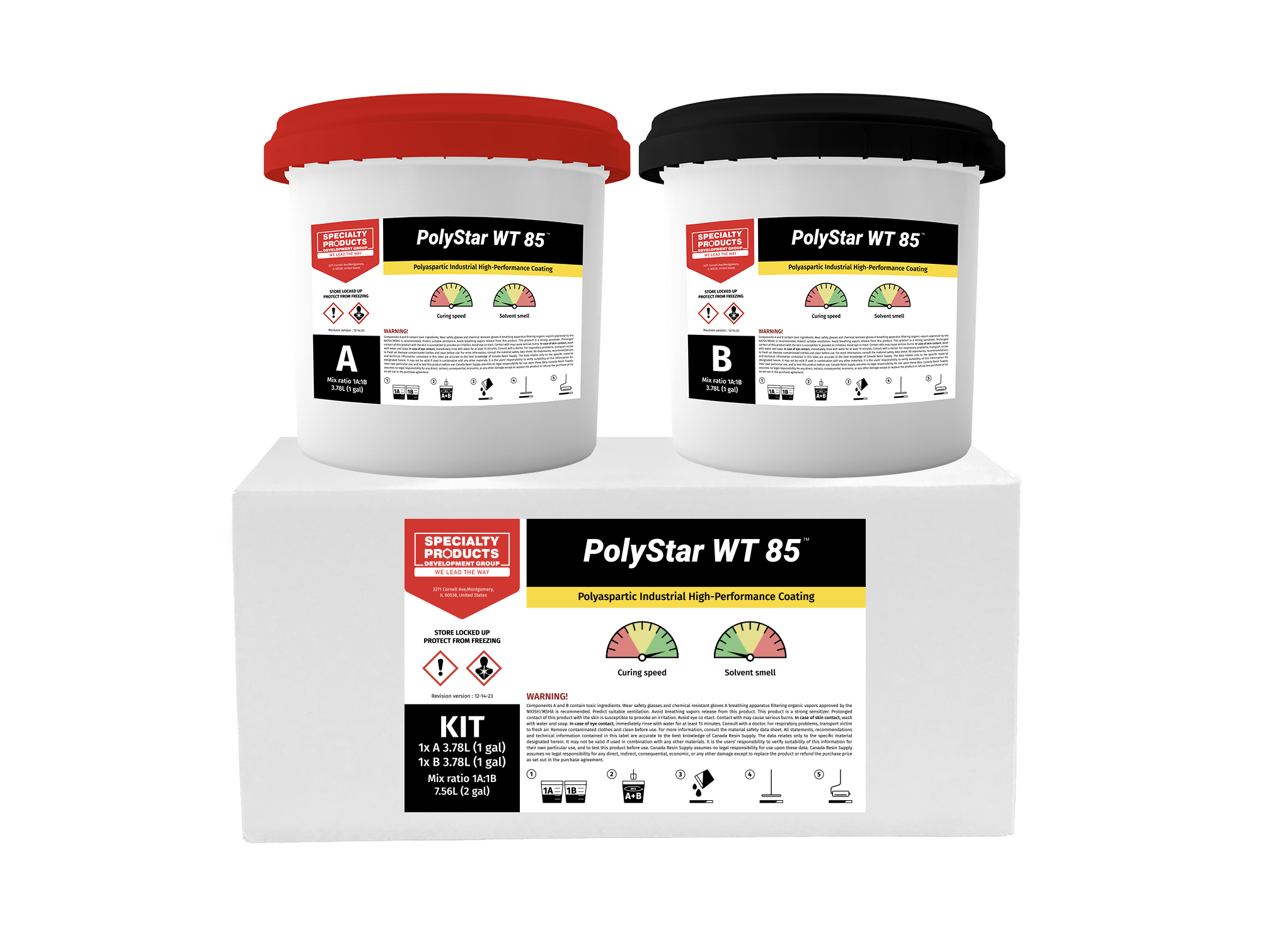 POLYSTAR WT 85 ™ -Polyaspartic High Performance Coating 2 GAL | US ...