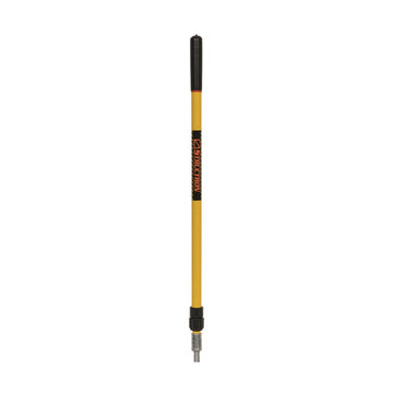 60246 -SuperHandle 4' - 8', Yellow Fiberglass Telescopic Extension Handle w/Collar Lock